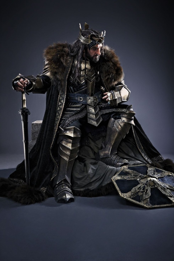 Crowned Thorin  Image by Sarah Dunn/Nels Israelson for The Hobbit - The Battle of the Five Armies (2014)